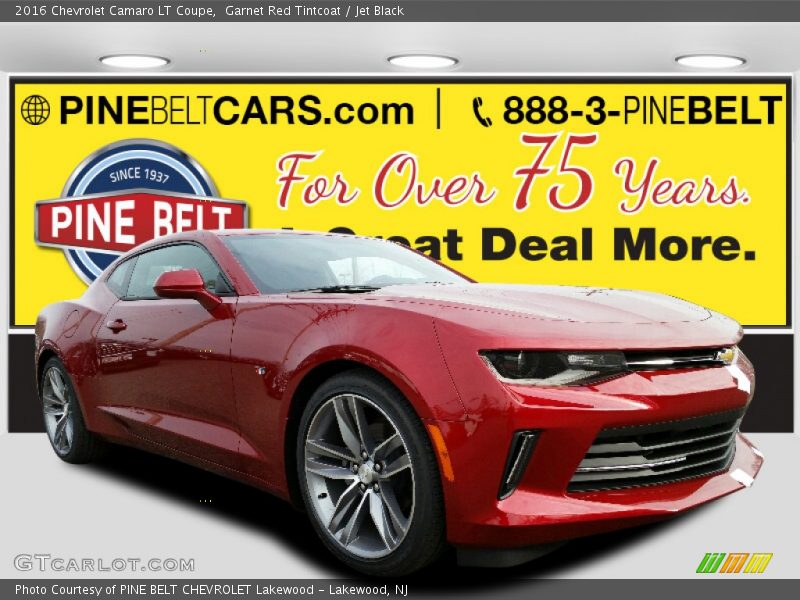 Garnet Red Tintcoat / Jet Black 2016 Chevrolet Camaro LT Coupe
