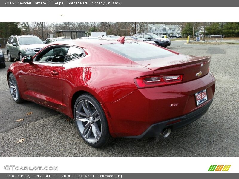 Garnet Red Tintcoat / Jet Black 2016 Chevrolet Camaro LT Coupe