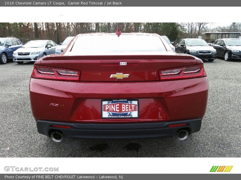 Garnet Red Tintcoat / Jet Black 2016 Chevrolet Camaro LT Coupe