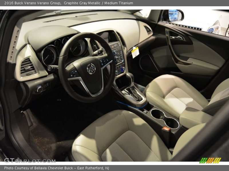 Graphite Gray Metallic / Medium Titanium 2016 Buick Verano Verano Group