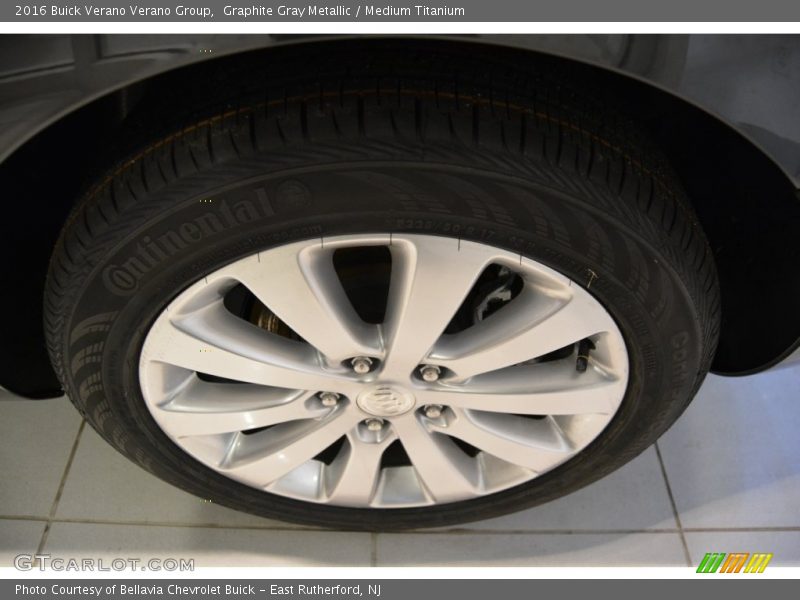 Graphite Gray Metallic / Medium Titanium 2016 Buick Verano Verano Group