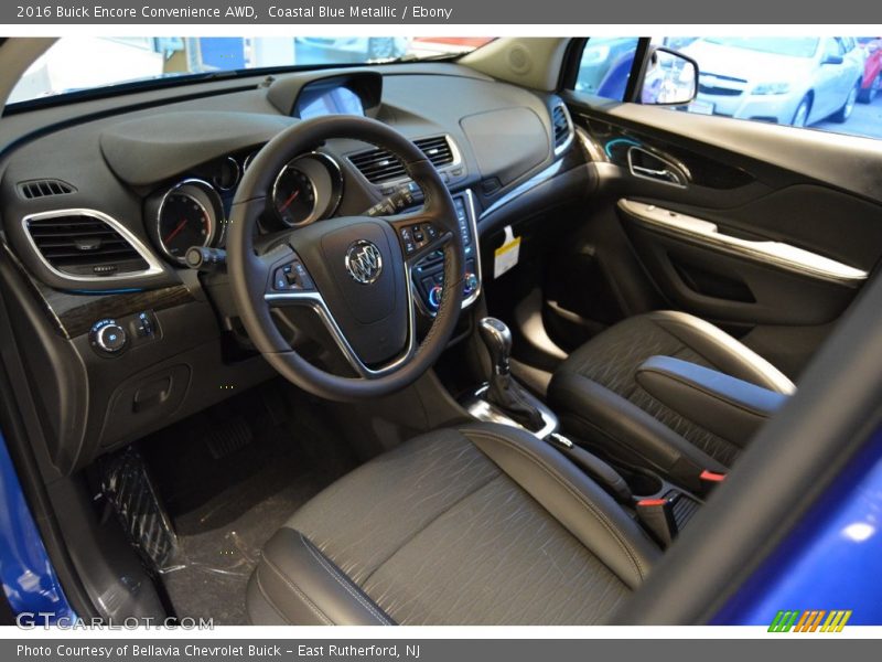 Coastal Blue Metallic / Ebony 2016 Buick Encore Convenience AWD