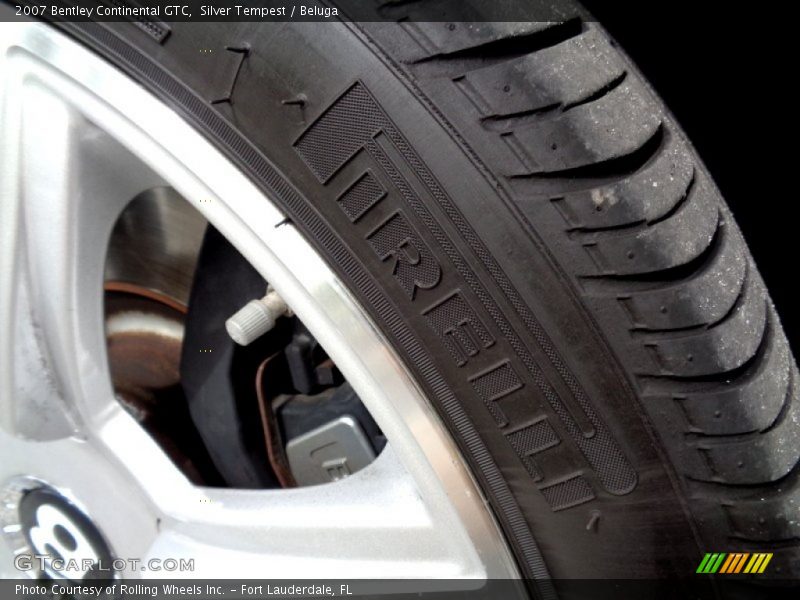 Silver Tempest / Beluga 2007 Bentley Continental GTC