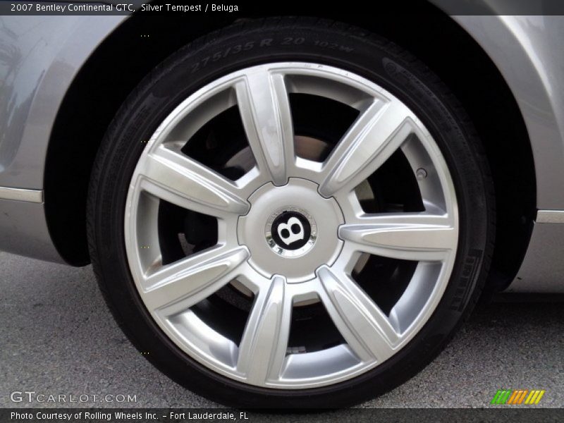 Silver Tempest / Beluga 2007 Bentley Continental GTC