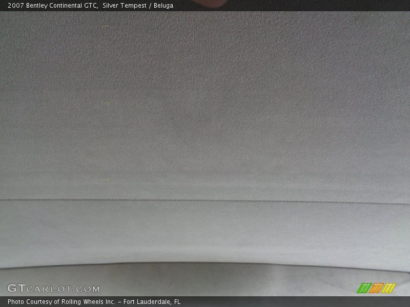 Silver Tempest / Beluga 2007 Bentley Continental GTC