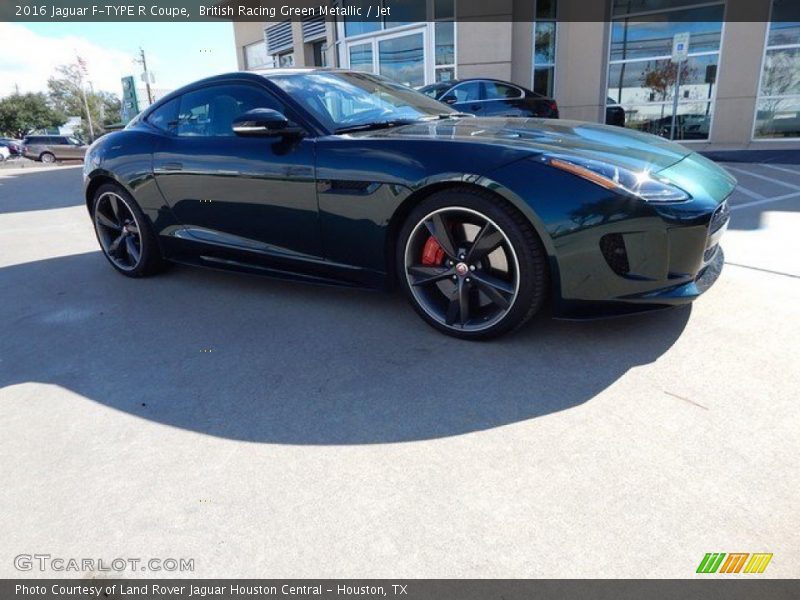 British Racing Green Metallic / Jet 2016 Jaguar F-TYPE R Coupe