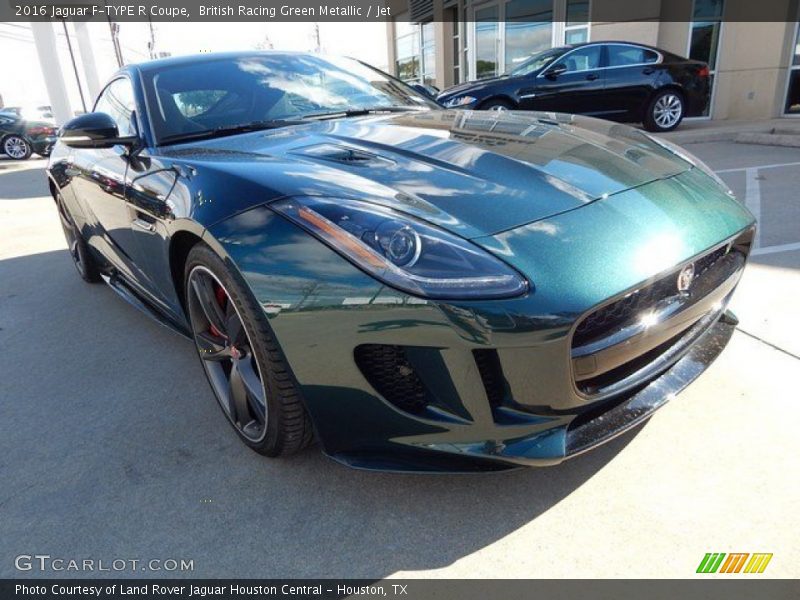 British Racing Green Metallic / Jet 2016 Jaguar F-TYPE R Coupe