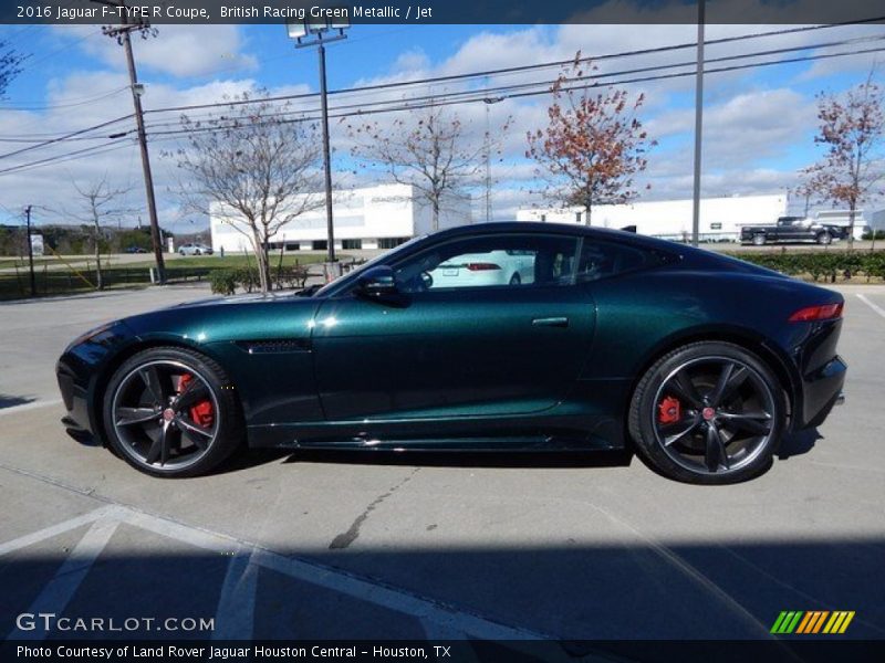 British Racing Green Metallic / Jet 2016 Jaguar F-TYPE R Coupe