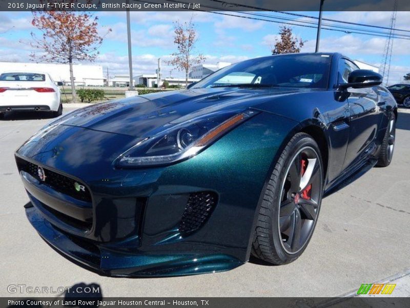 British Racing Green Metallic / Jet 2016 Jaguar F-TYPE R Coupe
