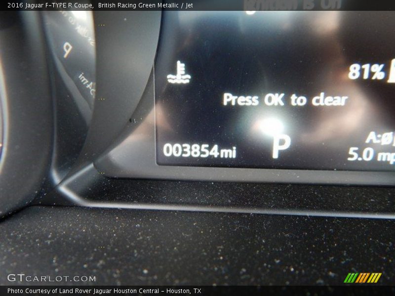 British Racing Green Metallic / Jet 2016 Jaguar F-TYPE R Coupe
