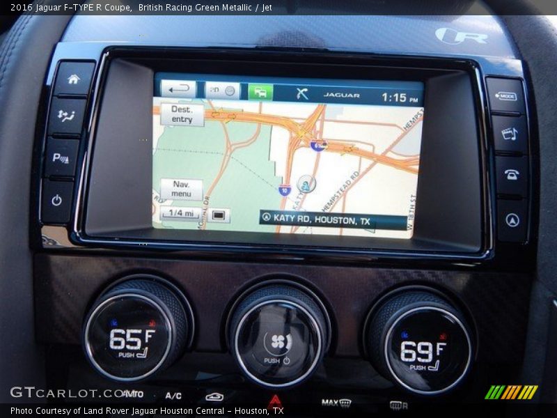 British Racing Green Metallic / Jet 2016 Jaguar F-TYPE R Coupe