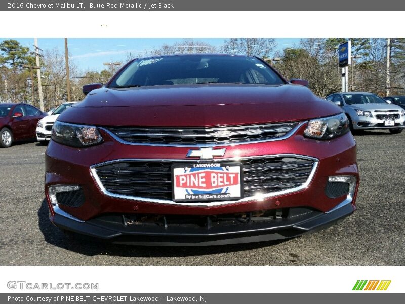Butte Red Metallic / Jet Black 2016 Chevrolet Malibu LT