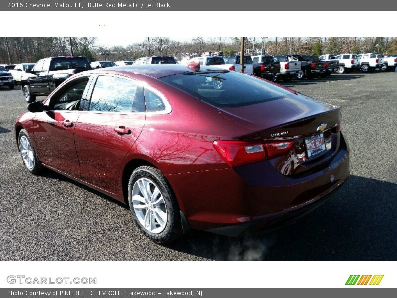 Butte Red Metallic / Jet Black 2016 Chevrolet Malibu LT