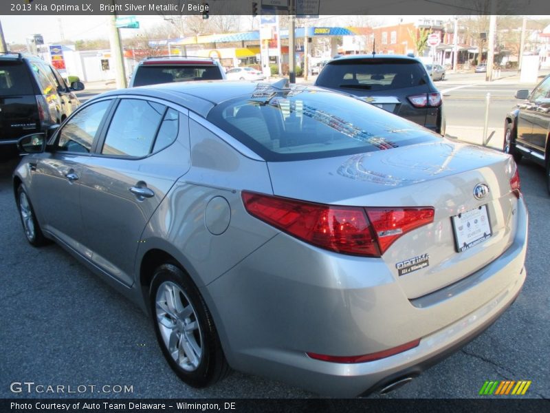 Bright Silver Metallic / Beige 2013 Kia Optima LX