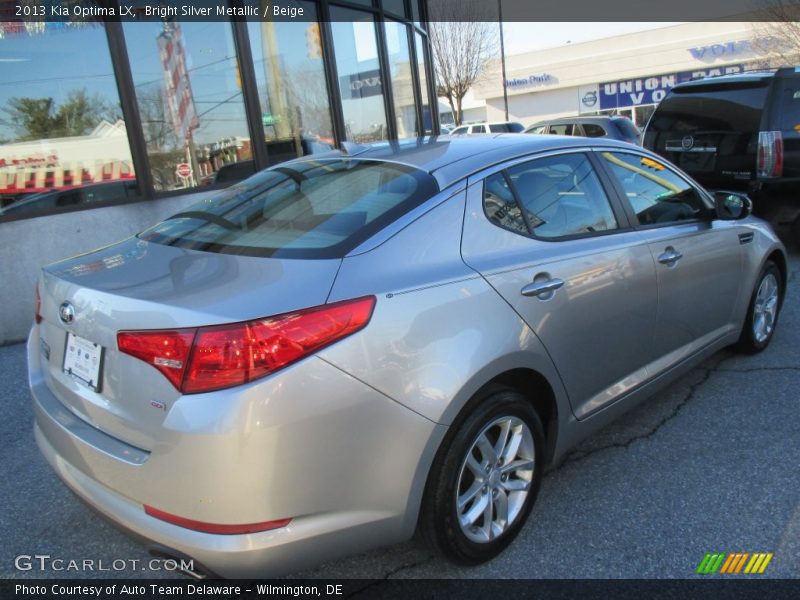 Bright Silver Metallic / Beige 2013 Kia Optima LX
