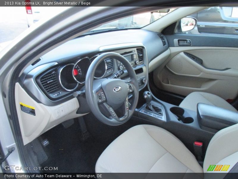 Bright Silver Metallic / Beige 2013 Kia Optima LX