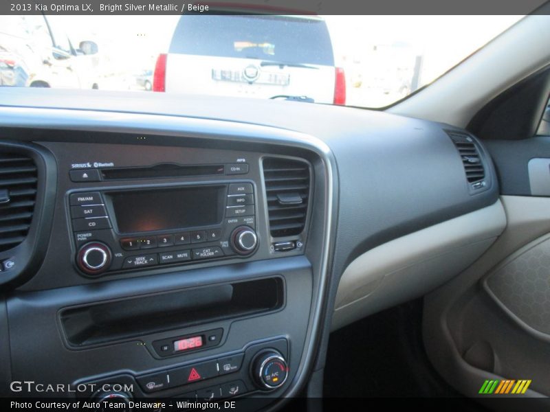 Bright Silver Metallic / Beige 2013 Kia Optima LX