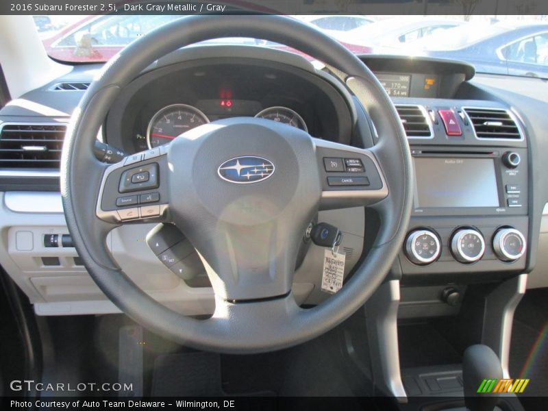 Dark Gray Metallic / Gray 2016 Subaru Forester 2.5i