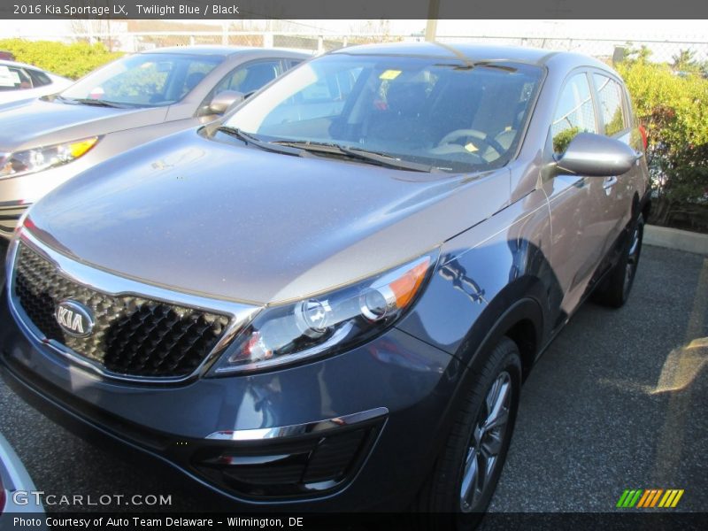 Twilight Blue / Black 2016 Kia Sportage LX