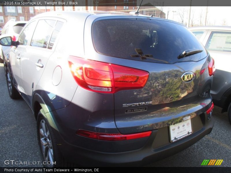Twilight Blue / Black 2016 Kia Sportage LX
