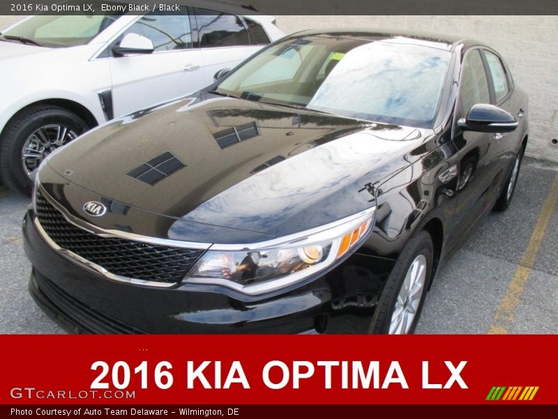 Ebony Black / Black 2016 Kia Optima LX