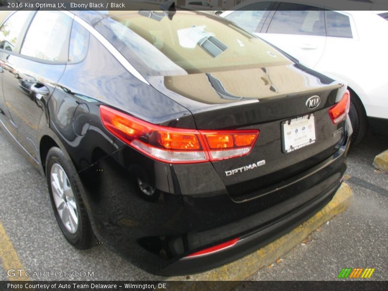 Ebony Black / Black 2016 Kia Optima LX