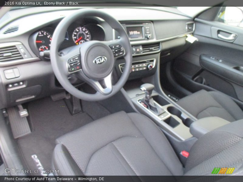 Black Interior - 2016 Optima LX 