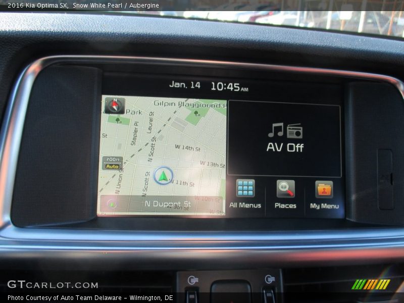 Snow White Pearl / Aubergine 2016 Kia Optima SX