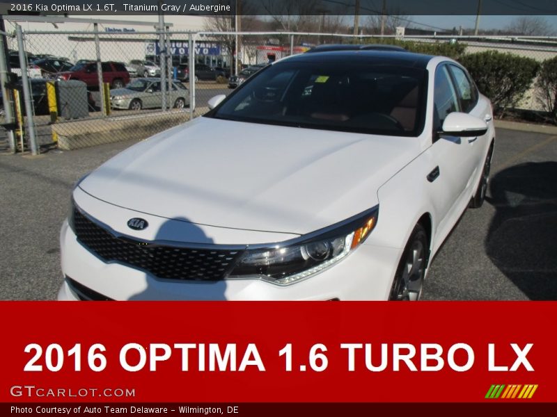 Titanium Gray / Aubergine 2016 Kia Optima LX 1.6T
