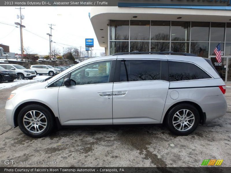 Alabaster Silver Metallic / Truffle 2013 Honda Odyssey EX-L