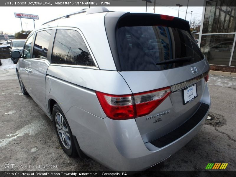 Alabaster Silver Metallic / Truffle 2013 Honda Odyssey EX-L