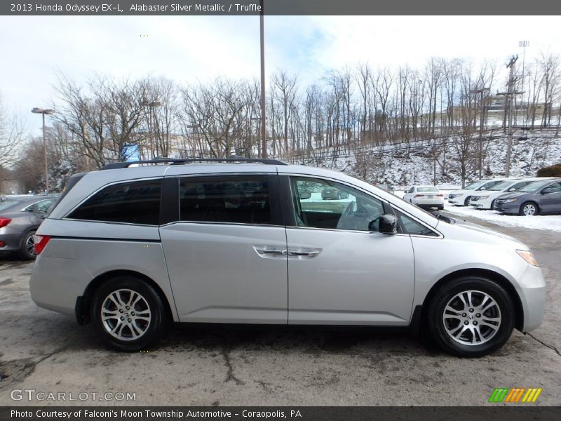Alabaster Silver Metallic / Truffle 2013 Honda Odyssey EX-L