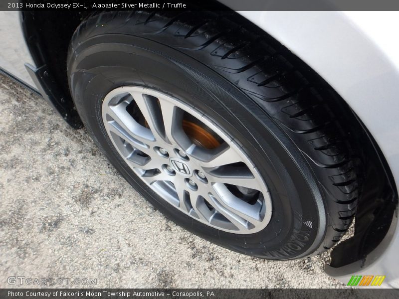 Alabaster Silver Metallic / Truffle 2013 Honda Odyssey EX-L