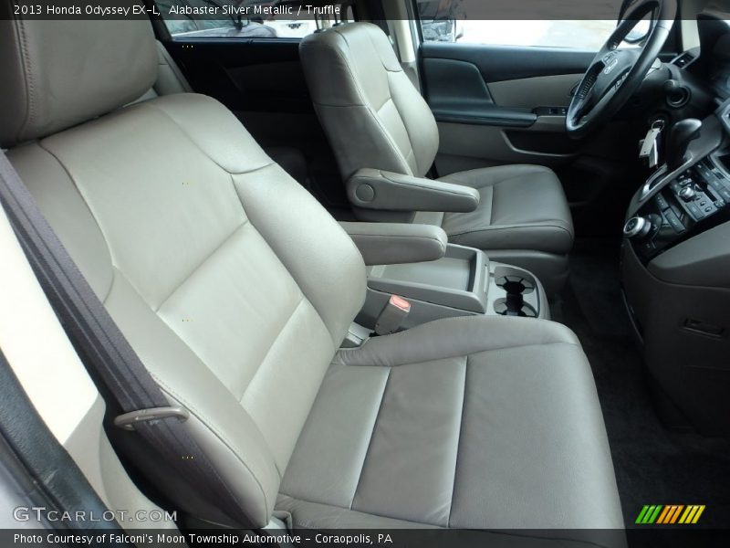Alabaster Silver Metallic / Truffle 2013 Honda Odyssey EX-L