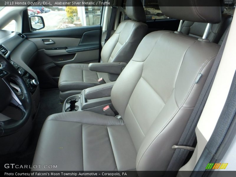 Alabaster Silver Metallic / Truffle 2013 Honda Odyssey EX-L