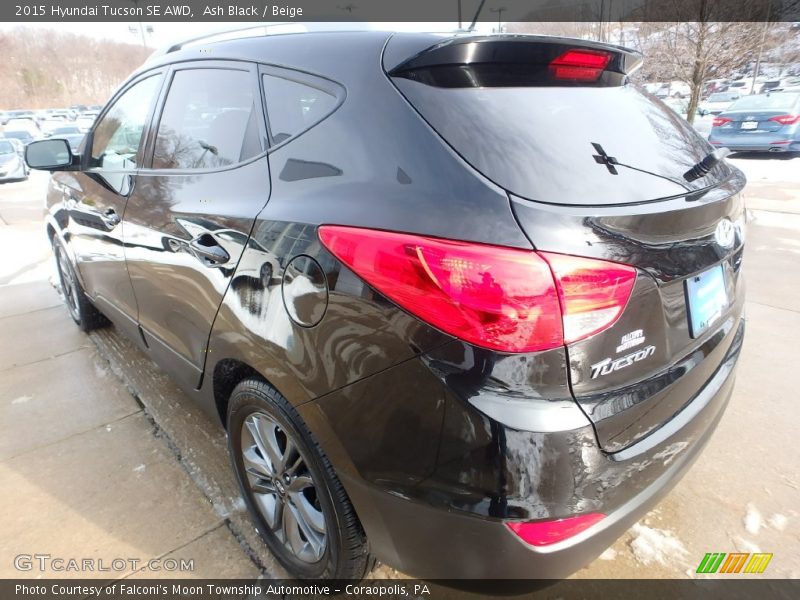 Ash Black / Beige 2015 Hyundai Tucson SE AWD