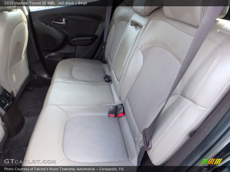 Ash Black / Beige 2015 Hyundai Tucson SE AWD