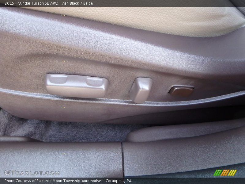 Ash Black / Beige 2015 Hyundai Tucson SE AWD