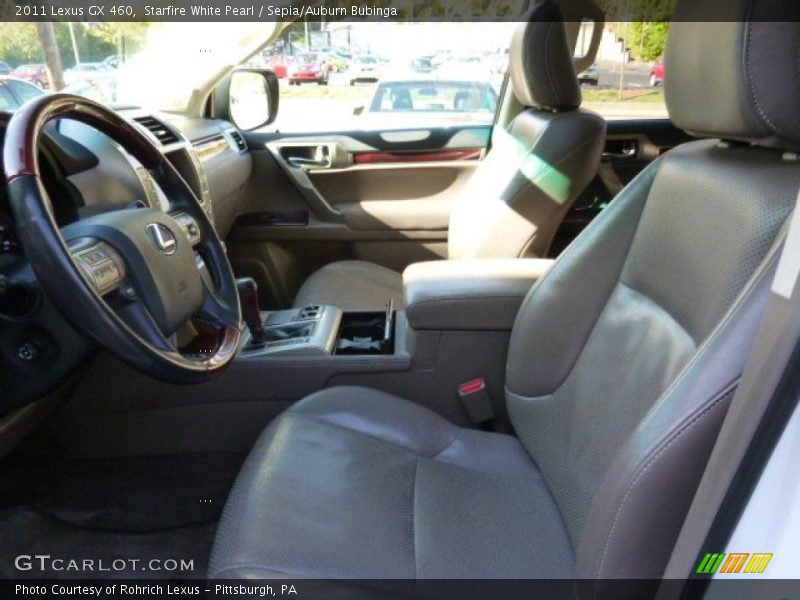 Starfire White Pearl / Sepia/Auburn Bubinga 2011 Lexus GX 460