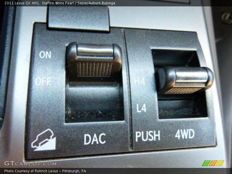 Starfire White Pearl / Sepia/Auburn Bubinga 2011 Lexus GX 460