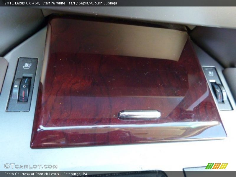 Starfire White Pearl / Sepia/Auburn Bubinga 2011 Lexus GX 460