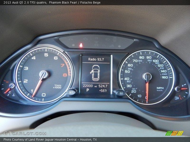 Phantom Black Pearl / Pistachio Beige 2013 Audi Q5 2.0 TFSI quattro