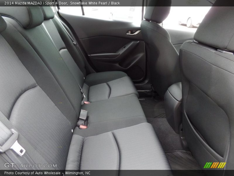 Snowflake White Pearl / Black 2014 Mazda MAZDA3 i Sport 4 Door