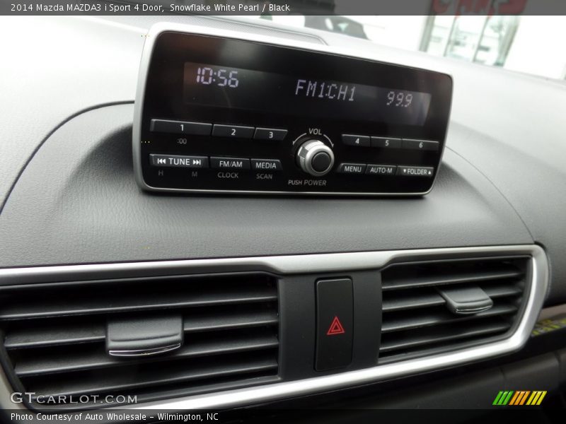 Snowflake White Pearl / Black 2014 Mazda MAZDA3 i Sport 4 Door