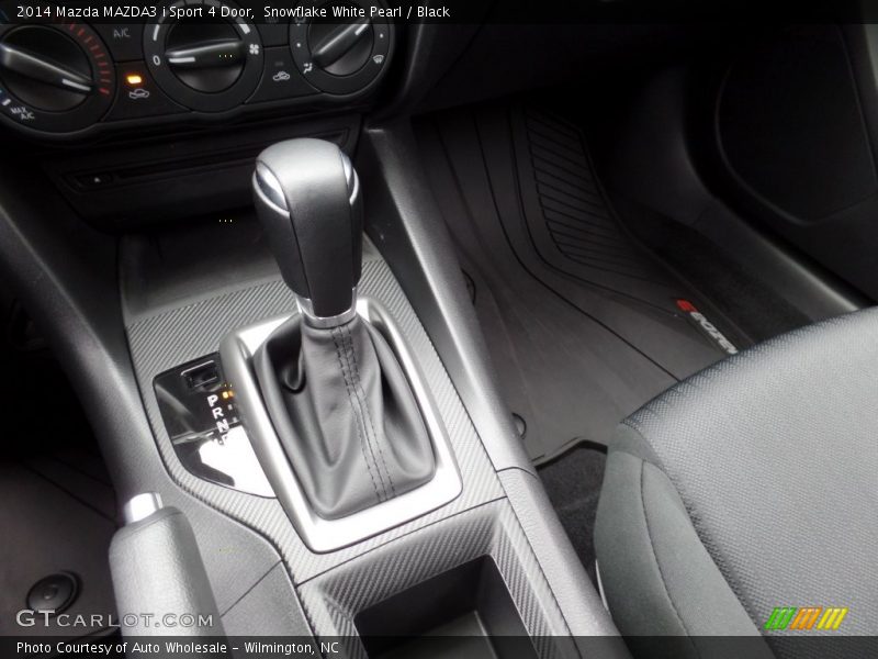 Snowflake White Pearl / Black 2014 Mazda MAZDA3 i Sport 4 Door