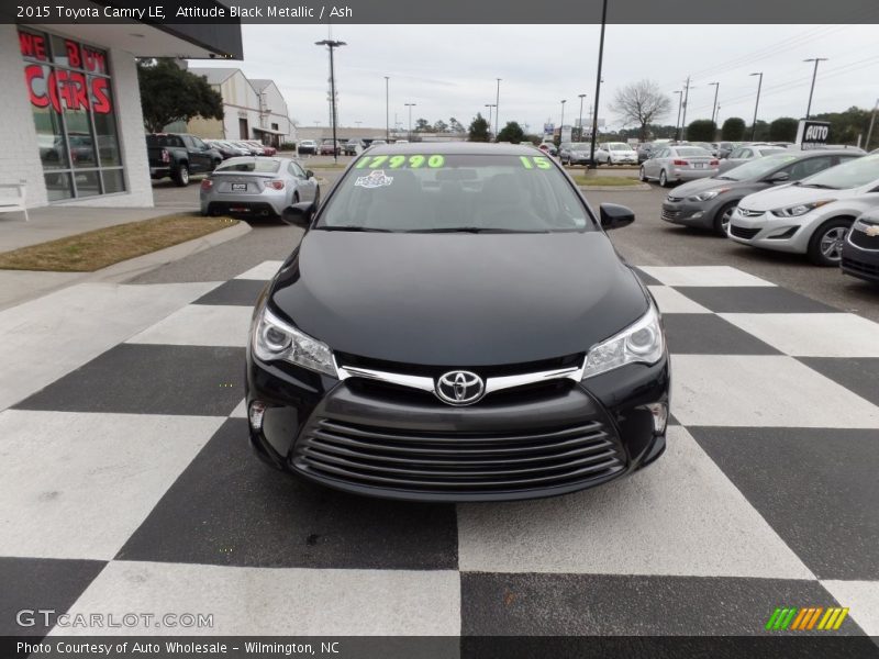 Attitude Black Metallic / Ash 2015 Toyota Camry LE