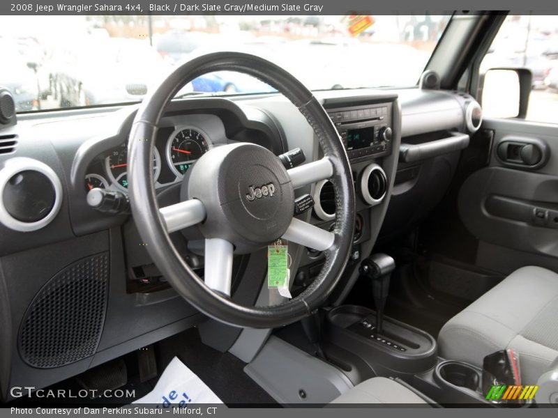 Black / Dark Slate Gray/Medium Slate Gray 2008 Jeep Wrangler Sahara 4x4