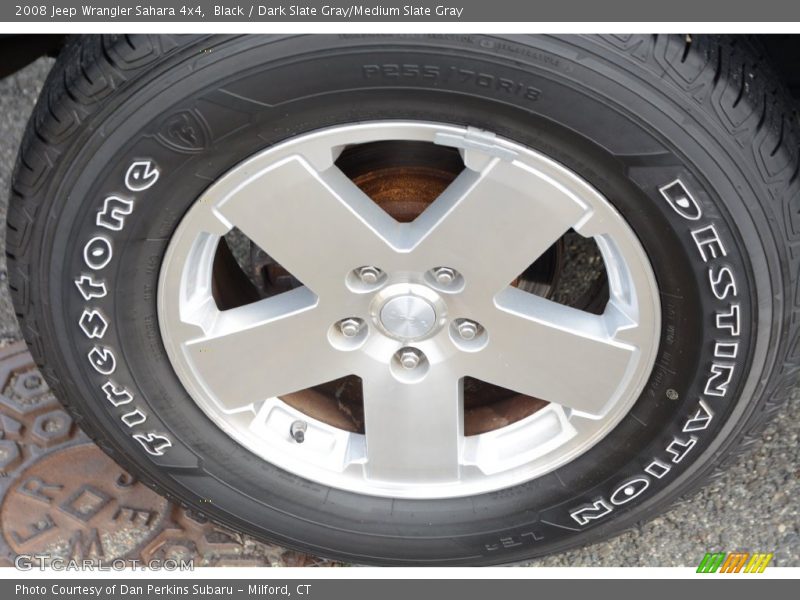 Black / Dark Slate Gray/Medium Slate Gray 2008 Jeep Wrangler Sahara 4x4