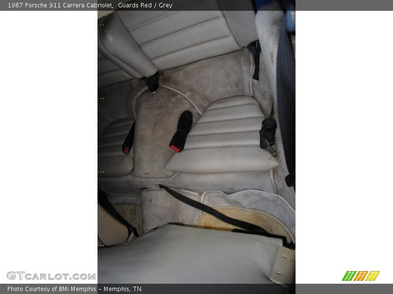 Guards Red / Grey 1987 Porsche 911 Carrera Cabriolet