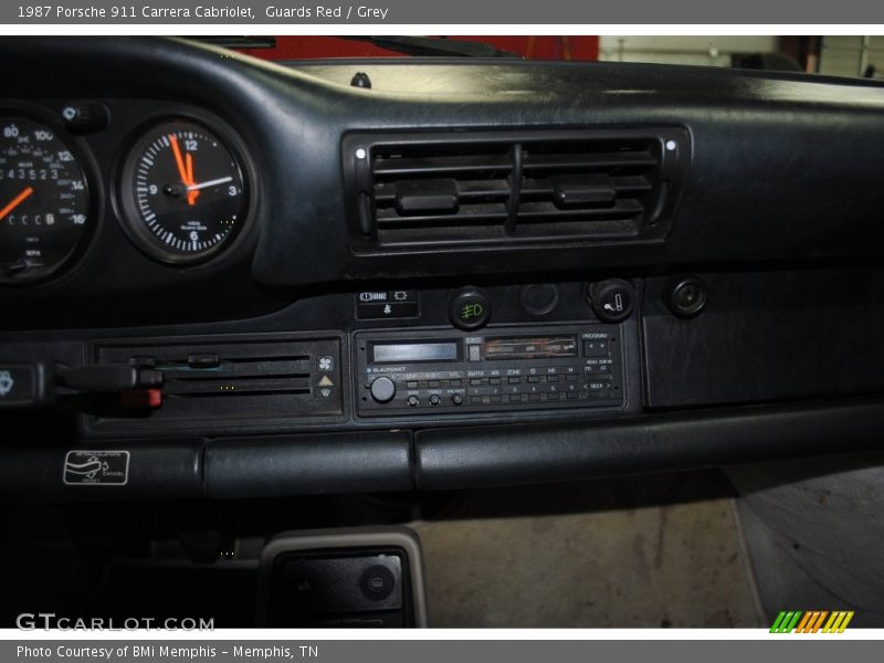 Guards Red / Grey 1987 Porsche 911 Carrera Cabriolet